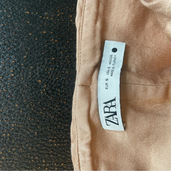 Zara Draped Satin Halter Crop Top - Picture 4 of 6